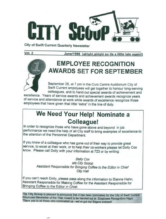 City Scoop Pamphlet (1996)