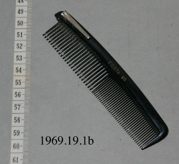 Black Comb - Toilet Kit