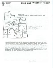 Crop and Weather Report, Saskatchewan Agriculture (1984-07-02)