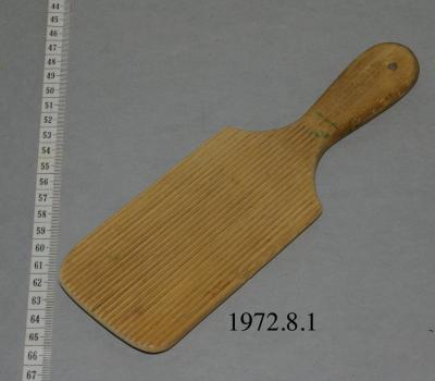 Wooden Butter Pat (c.1872)