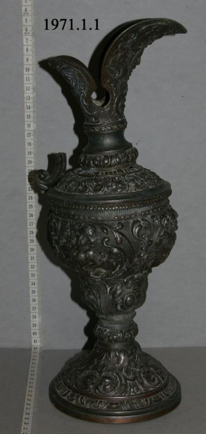 Ornate Metal Urn (c.1900)