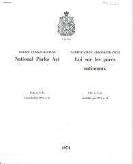 National Parks Act, Canada (1975)