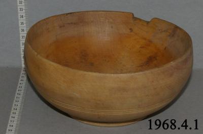 Wooden Porridge Bowl