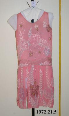 Pink Beaded Flapper Dress