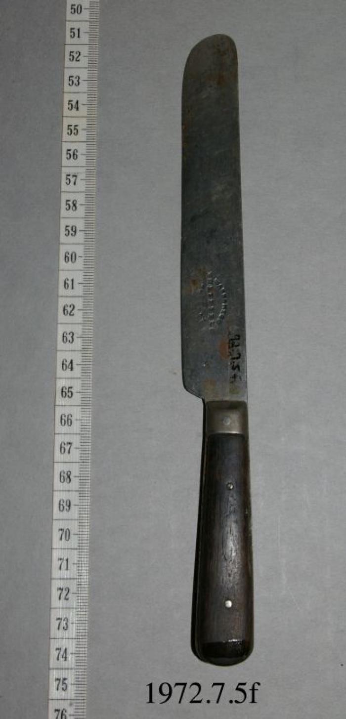 Dinner Knife, Wood Handle