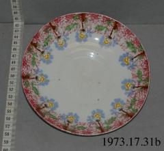 Blue Flowers Saucer