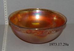 Marigold Carnival Glass Bowl