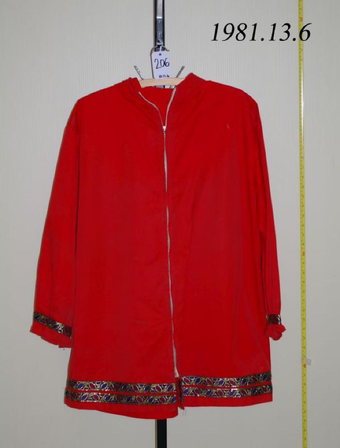 Red Grenfell Coat Shell