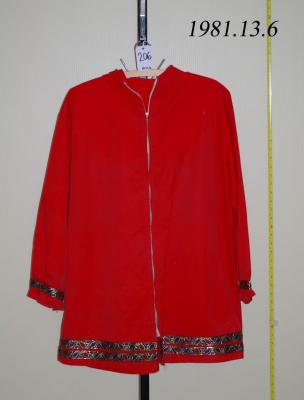 Red Grenfell Coat Shell