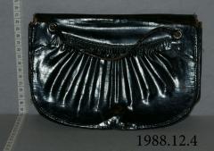 Black Vinyl Purse