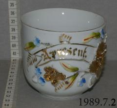 Mug With Relief Flowers