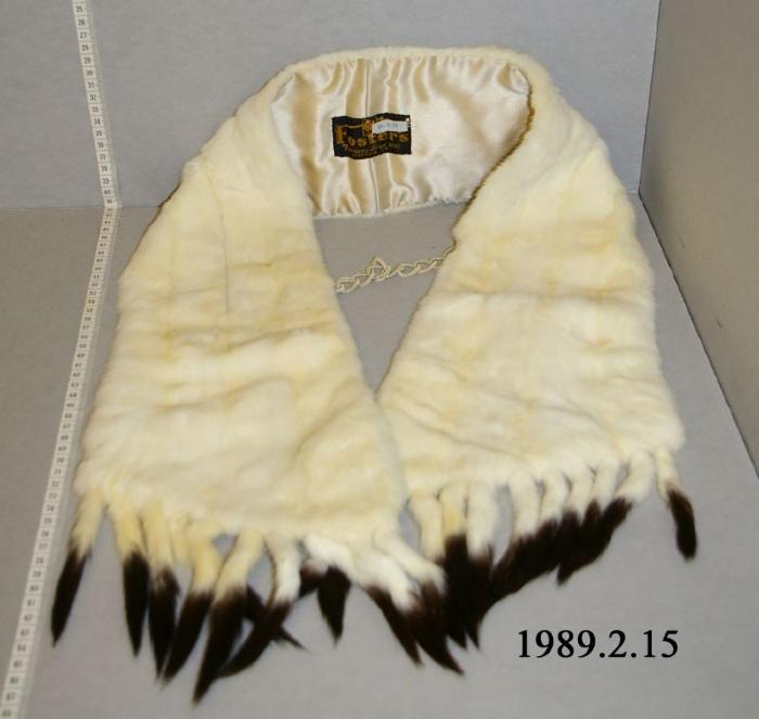 White Ermine Fur Stole