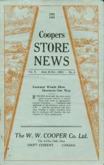 Coopers Store News Newsletter (1929-09)