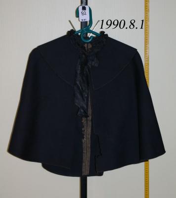 Black Wool Cape (1898)