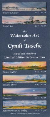 The Watercolour Art of Cyndi Tasche Pamphlet and Order Form