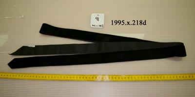 Black Velvet Sash