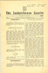 Saskatchewan Gazette, No. 48 (1948-11-27)