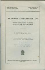 An Economic Classification of Land Pamphlet