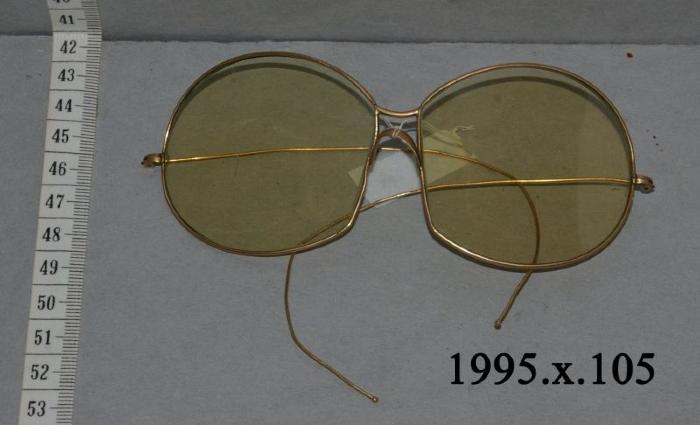 Tinted Wire Rimmed Eyeglasses (c.1932)