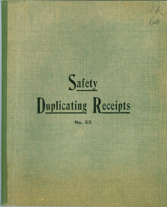 Dr G Buttery Receipt Book (1942-05)