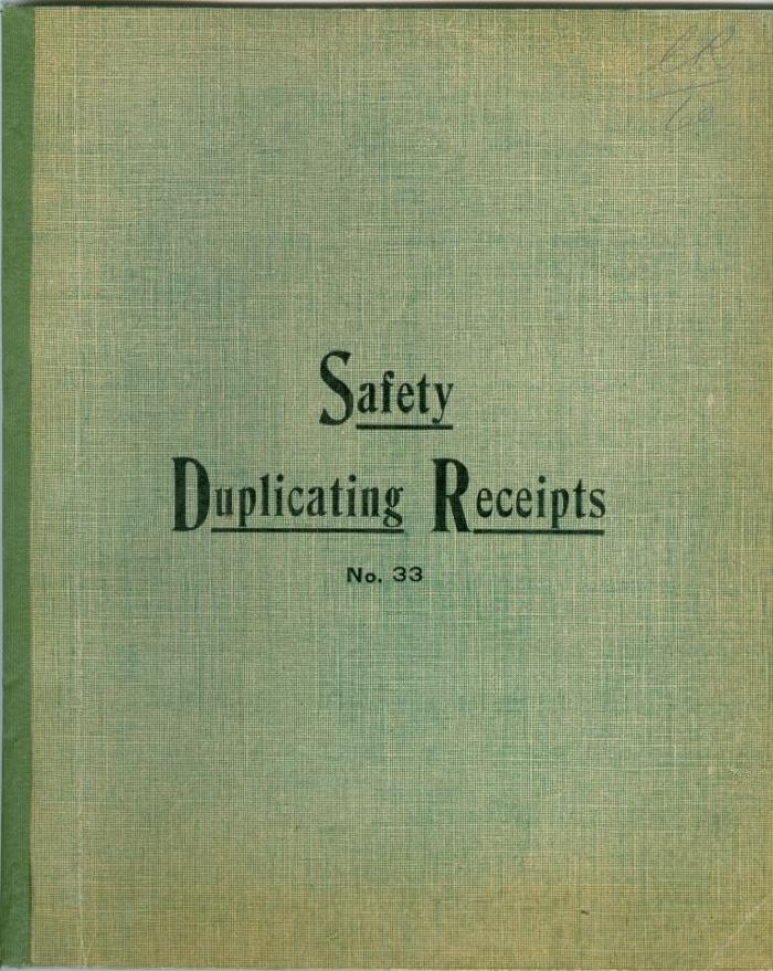 Dr G Buttery Receipt Book (1942-03)