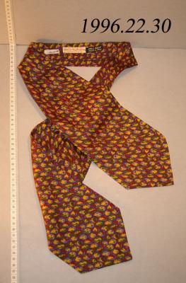 Bright Multicolour Print Tie