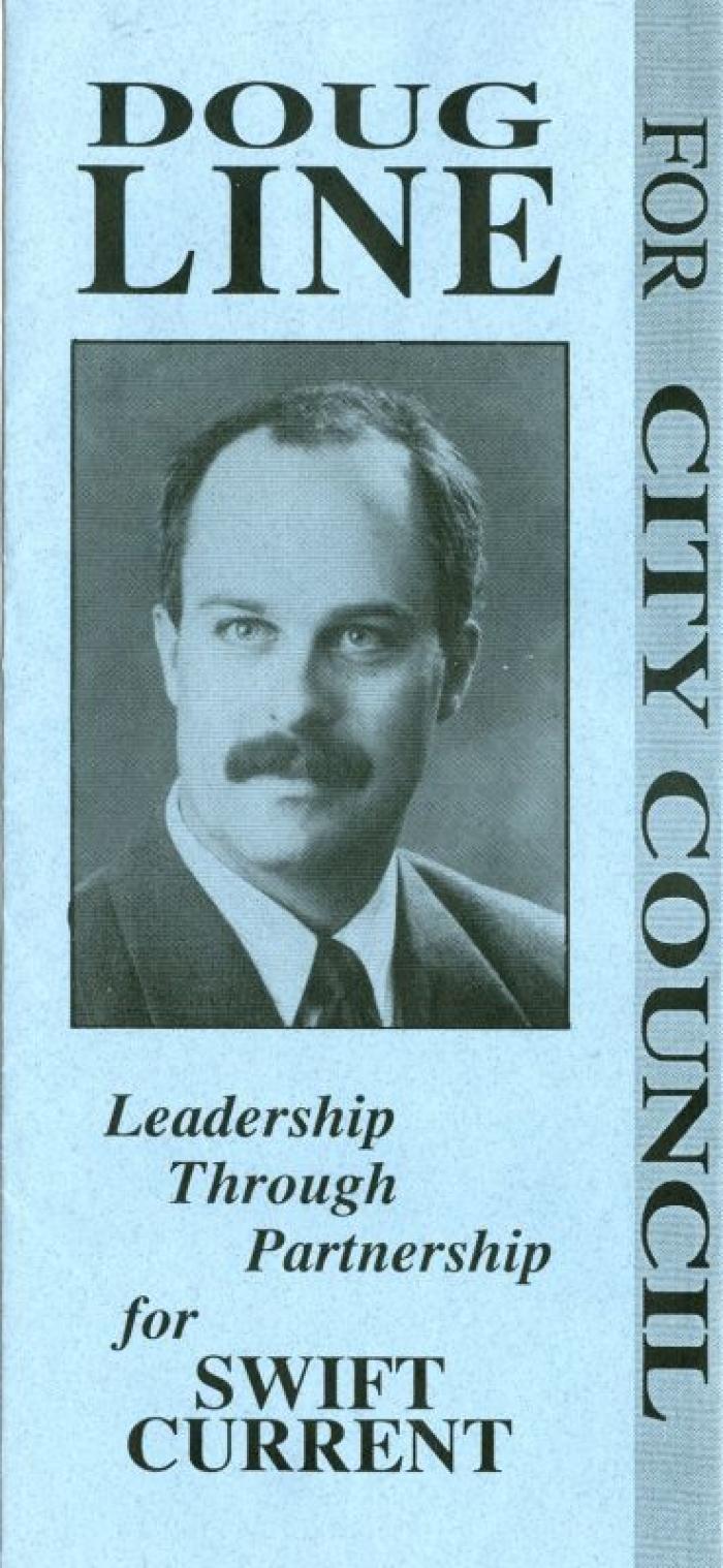 Doug Line For City Council Flyer (1996)