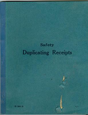 Dr G Buttery Receipt Book (1946-06)