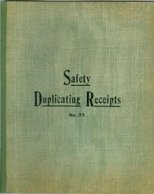 Dr G Buttery Receipt Book (1942-03)