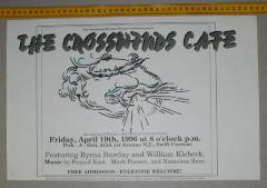 The Crosswinds Cafe Literary Cafe Poster (1996-04-19)