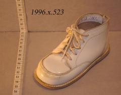 White Baby Shoe