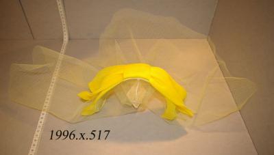 Yellow Headband With Veil