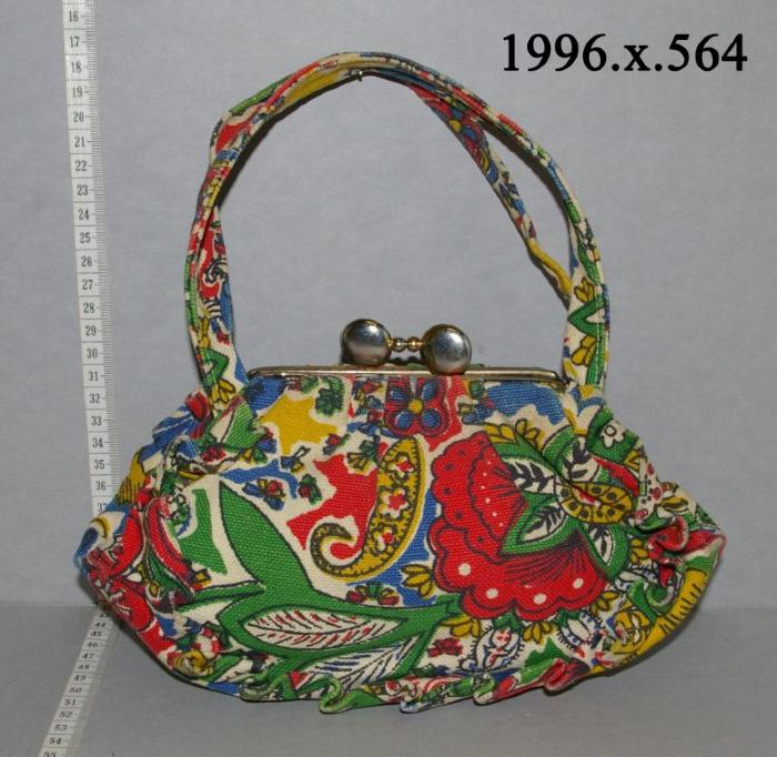 Printed Canvas Women's Handbag