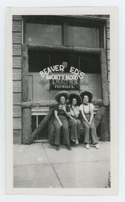 Frontier Days Beaver Ed's Bucket 'O' Blood Decoration (c.1938);Frontier Days Beaver Ed's Bucket 'O' Blood Decoration (c.1938);Photograph