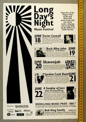 Long Day's Night Music Festival Poster (2004-06-18)