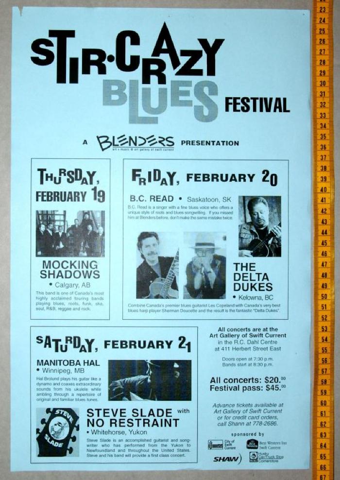 Stir-Crazy Blues Festival Poster (2004-02-19)