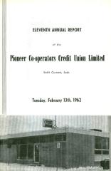 Pioneer Co-operative Credit Union Limited Annual Report (1962-02-13)