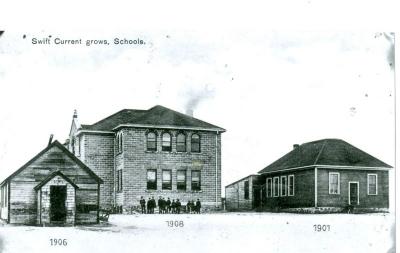 Photograph: Schools 1906, 1907, 1908;Swift Current Schools (1908);Swift Current Schools (1908)