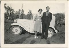 Photograph, Hymie Hanft and Rose LeFevre, 1937, Naicam, SK