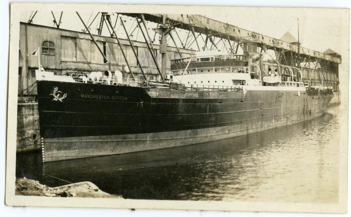 Photographic Print, Ship at port “Manchester Citizen”