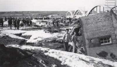 Photograph Album;Saskatchewan Landing Bridge Construction (c.1951);Saskatchewan Landing Bridge Construction (c.1951)