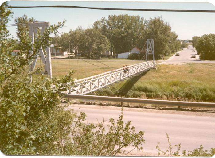 Swinging Bridge, Swift Current (c.1970s)