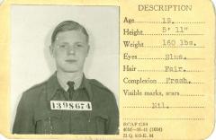 Thomas P Payne Identification Card (1943-06-22)