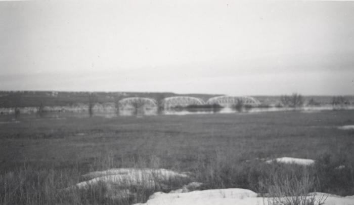 Saskatchewan Landing Bridge (c.1952)