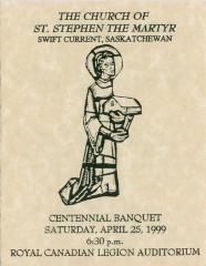 Saint Stephen the Martyr Centennial Banquet Program (1999-04-25);Saint Stephen the Martyr Centennial Banquet Program (1999-04-25)