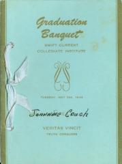 Swift Current Collegiate Institute Graduation Banquet Program (1949-05-03);Swift Current Collegiate Institute Graduation Banquet Program (1949-05-03)