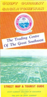 Map Of Swift Current Saskatchewan (1968);Map Of Swift Current Saskatchewan (1968)