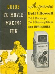 Bell & Howell 8mm Movie Camera Instruction Book (c.1940s);Bell & Howell 8mm Movie Camera Instruction Book (c.1940s)