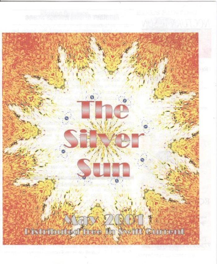 Newsletter - The Silver Sun (2001-05);Silver Sun Newsletter (2001-05);Silver Sun Newsletter (2001-05);Silver Sun Newsletter (2001-05);The Silver Sun May 2001 The Silver Sun