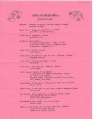 Orpheus Club Twilight Recital Program (1979-12-02);Orpheus Club Twilight Recital Program (1979-12-02)